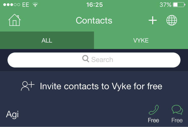 How to make free calls with Vyke
